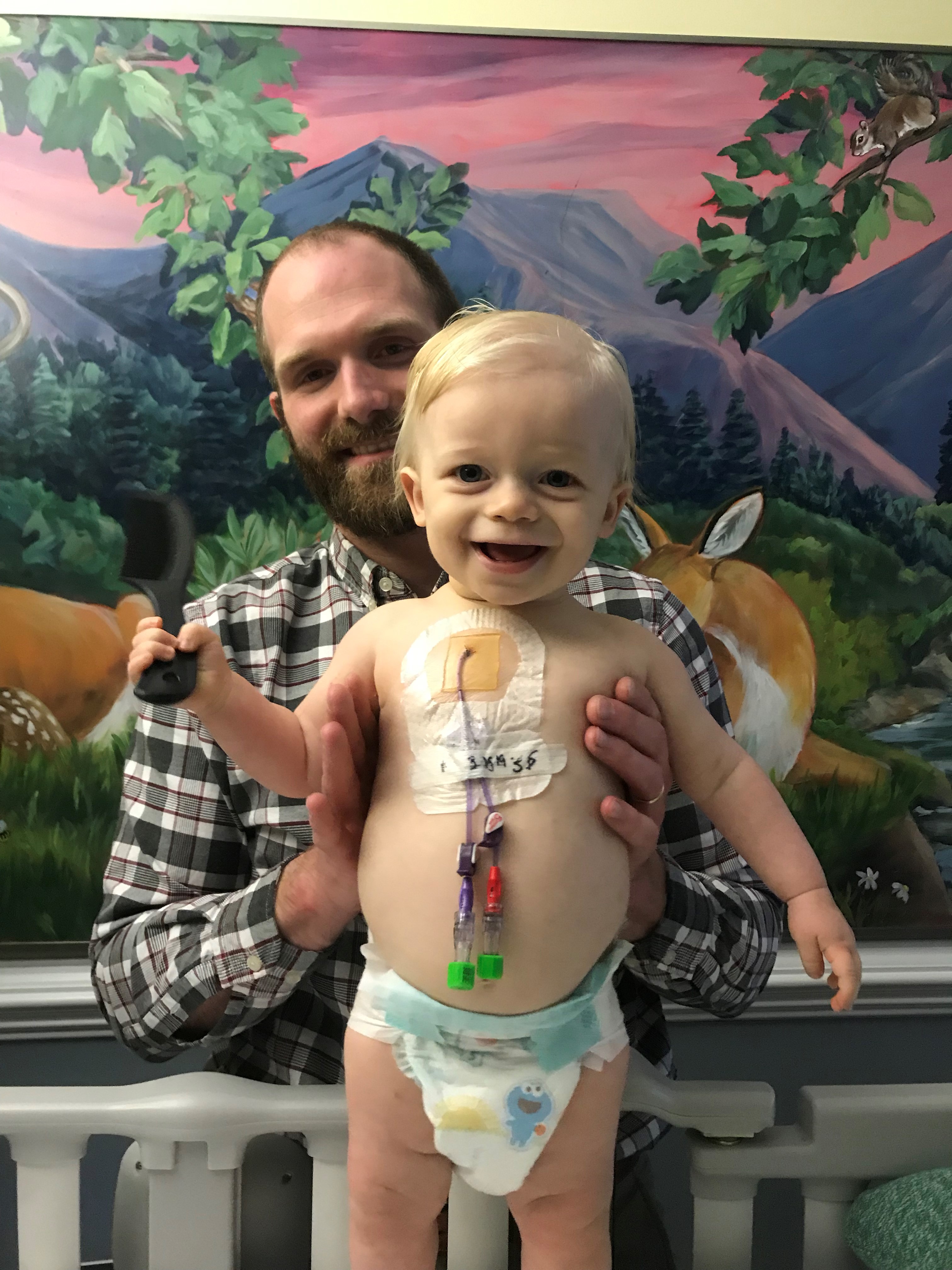 A regular afternoon at the hospital after Josh got off work.