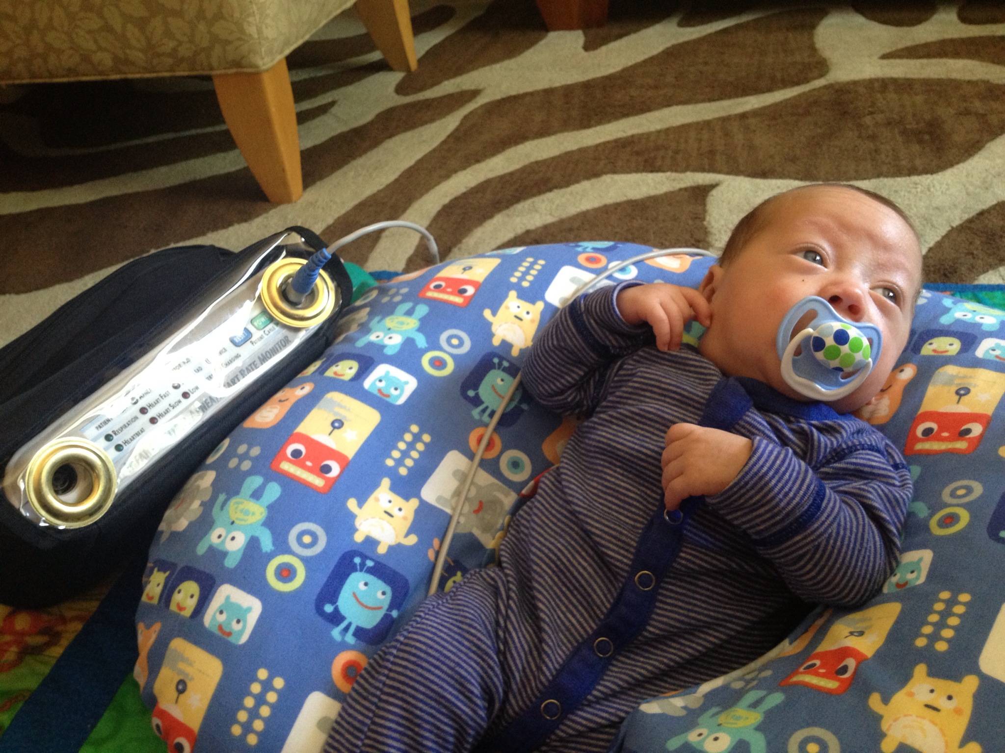 Leo days before saying "Goodbye" to his monitor