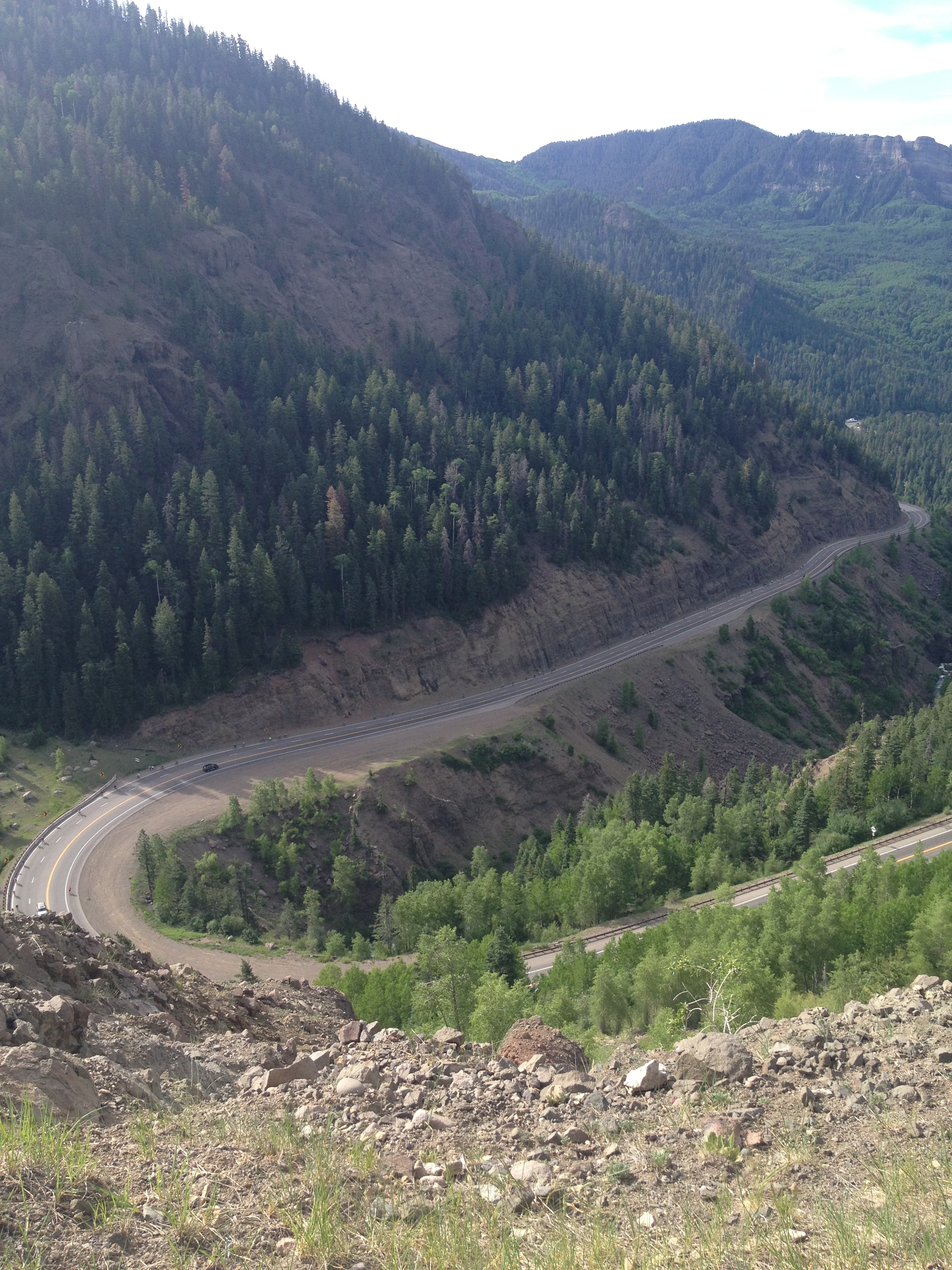 Climbing Wolf Creek Pass 2013
