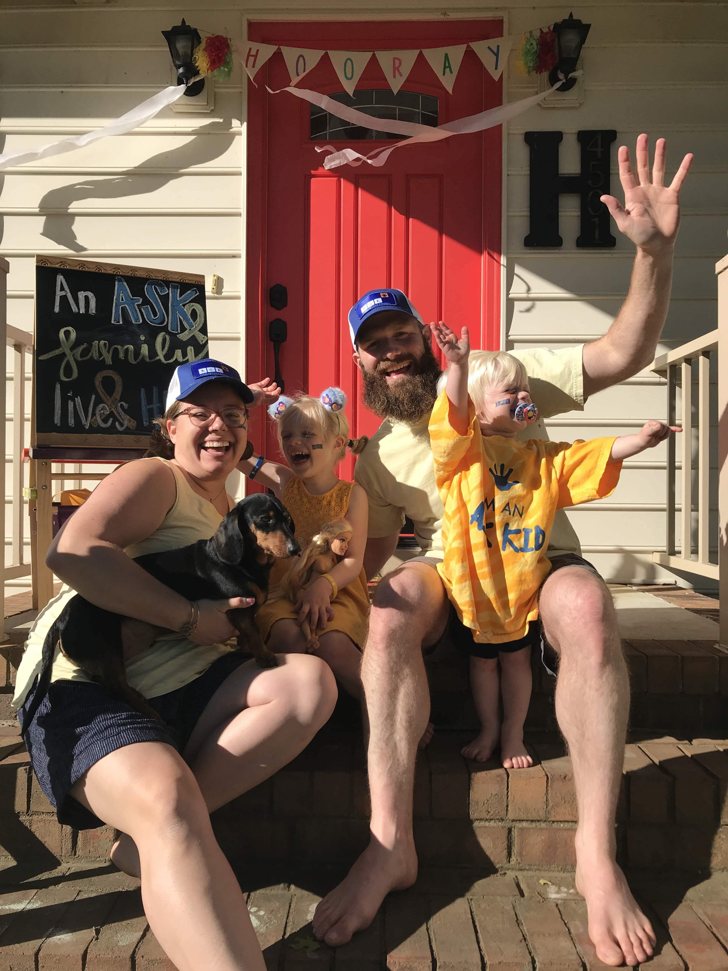 The ASK Walk last May! Team Holden our Hearts was super excited!