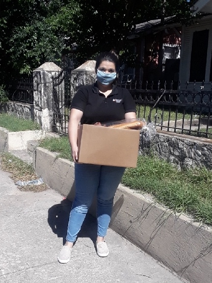 Delivering Food to Families In Need