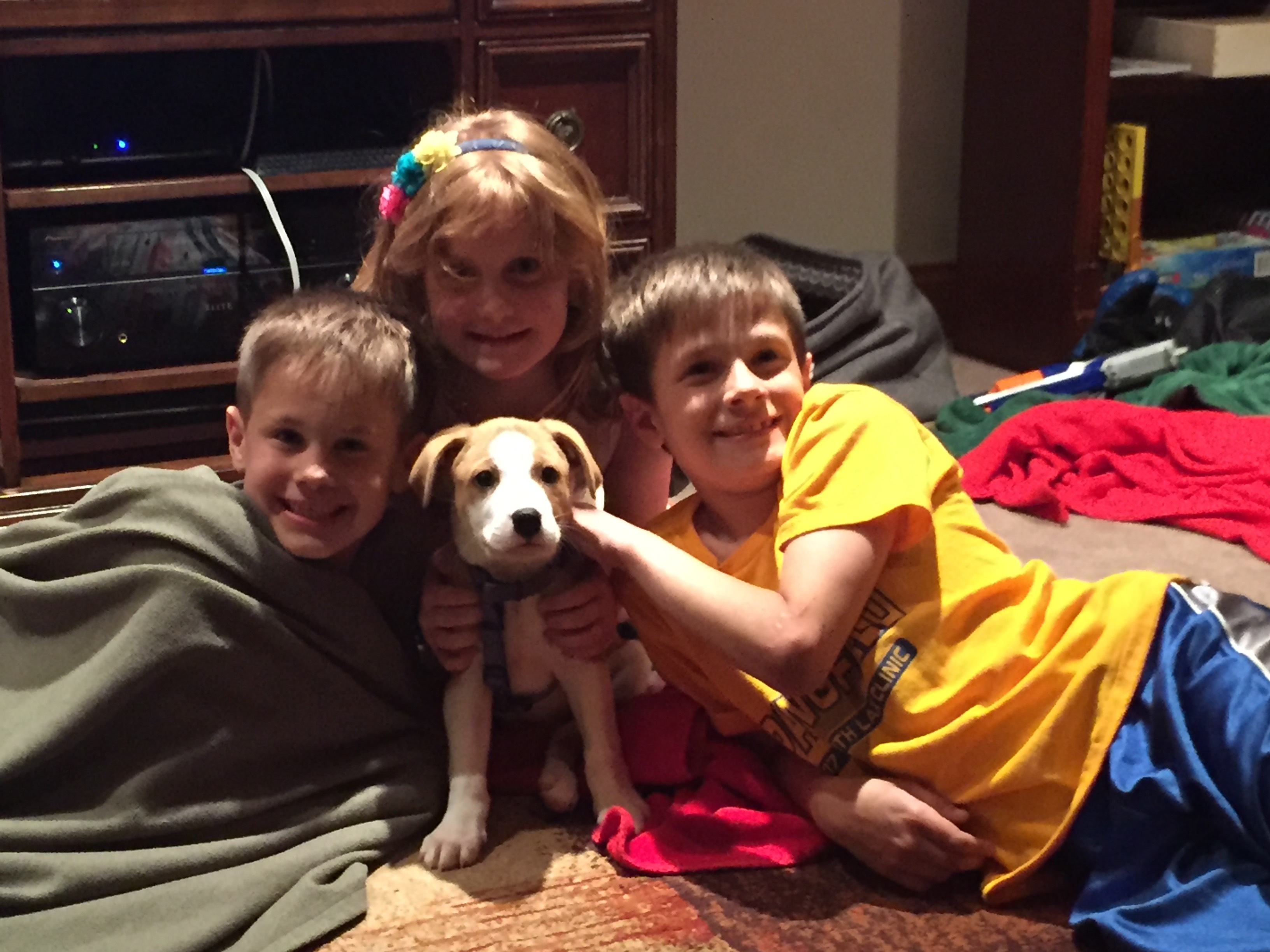 Flash's first sleepover