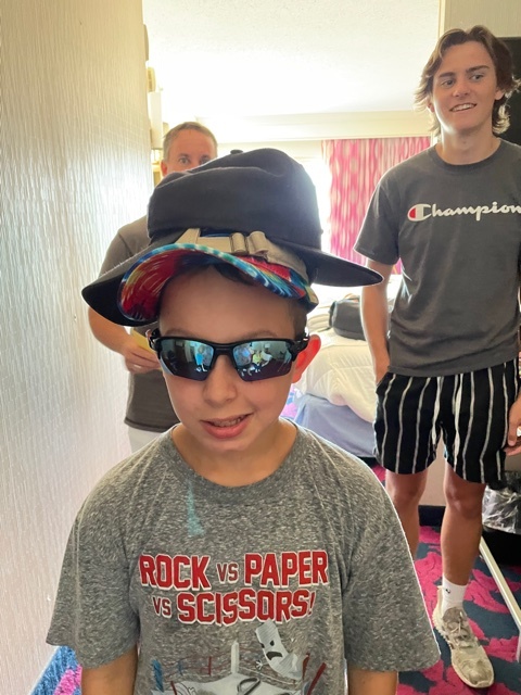 So goofy with family