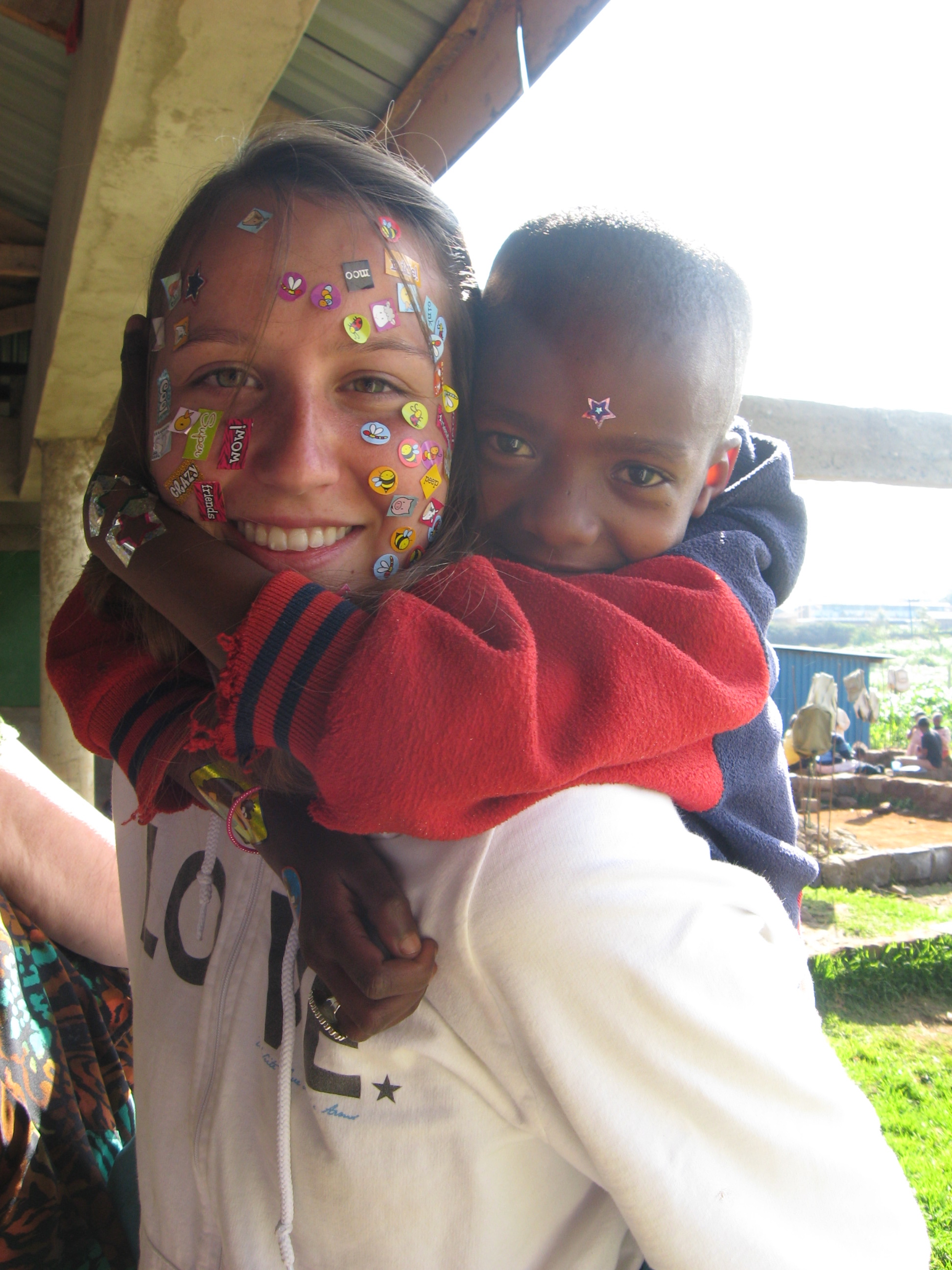 Kenya ..... and the sweatshirt says LOVE