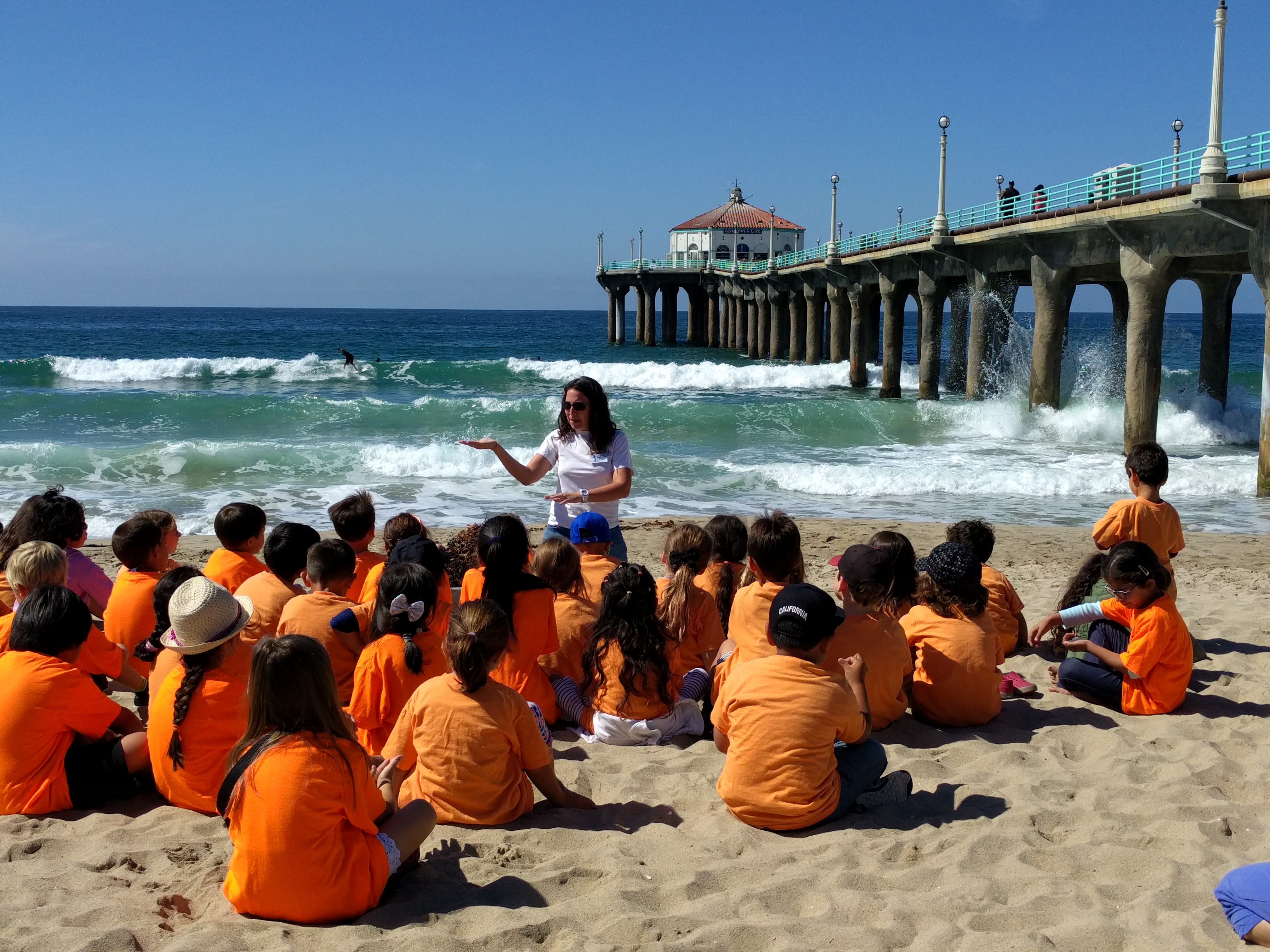 25% of these students had never been to the beach until this field trip!