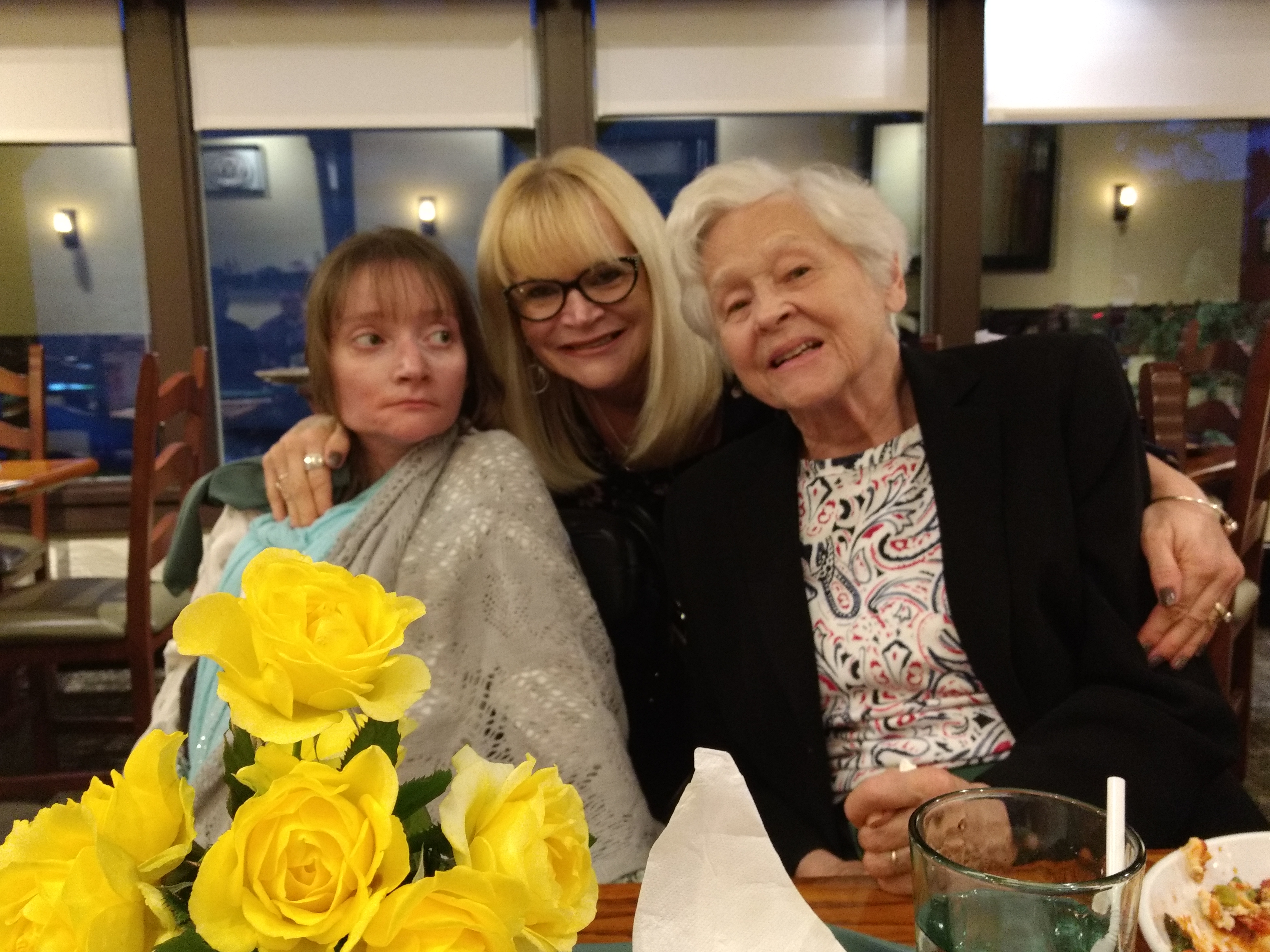 My birthday celebration with mom and grandmom 2017