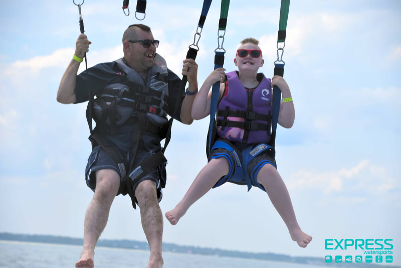 Parasailing with my Dad!