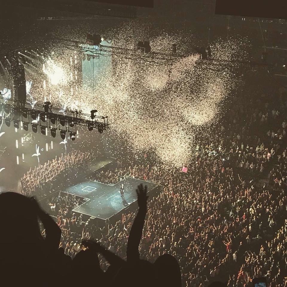 NYCGMC backs up Demi Lovato at Staples Center