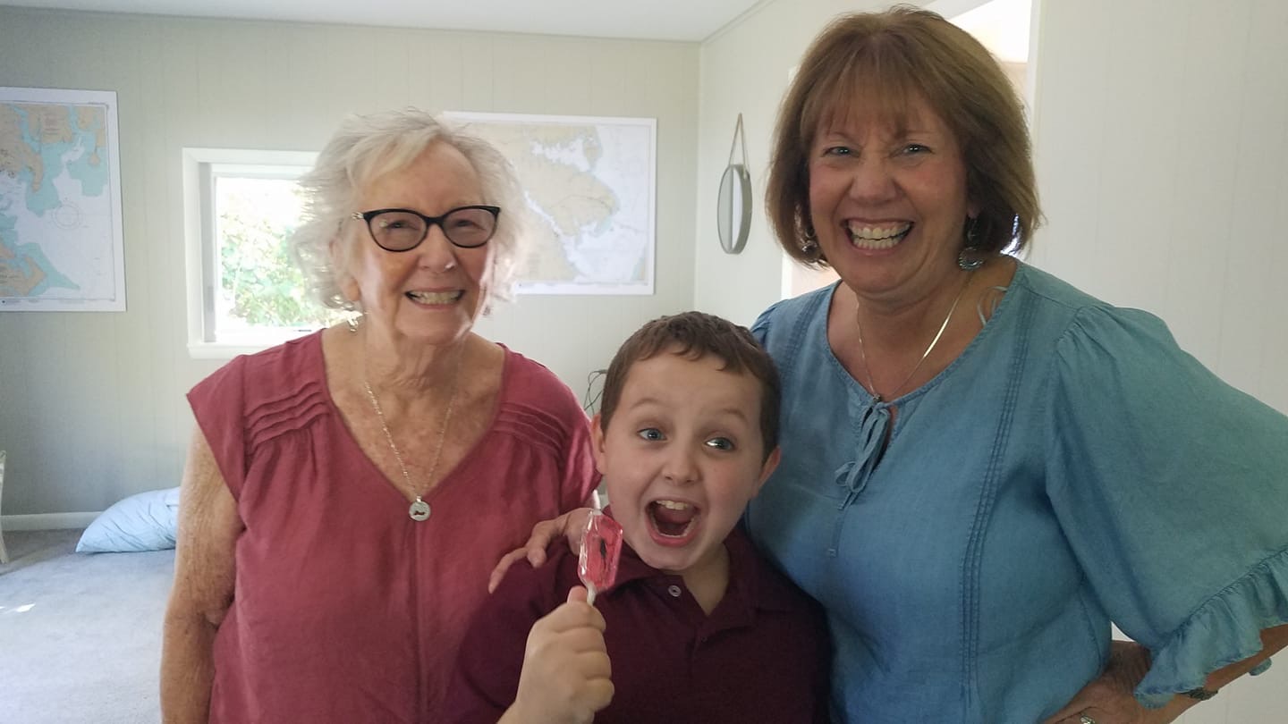 Christopher and Great Nana and Nana