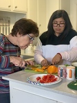 Assistance with Preparing Healthy Meals in Client's Homes