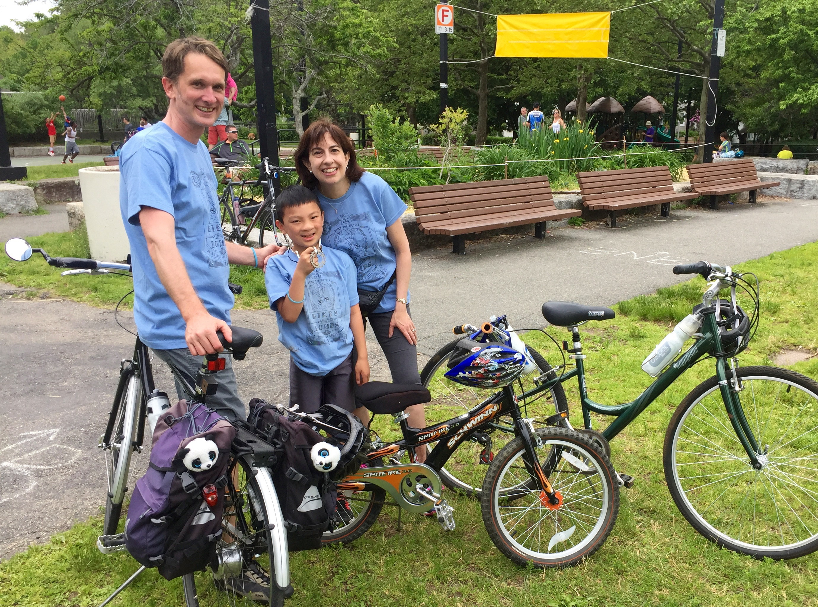 plenty of pandas rode along as our support team