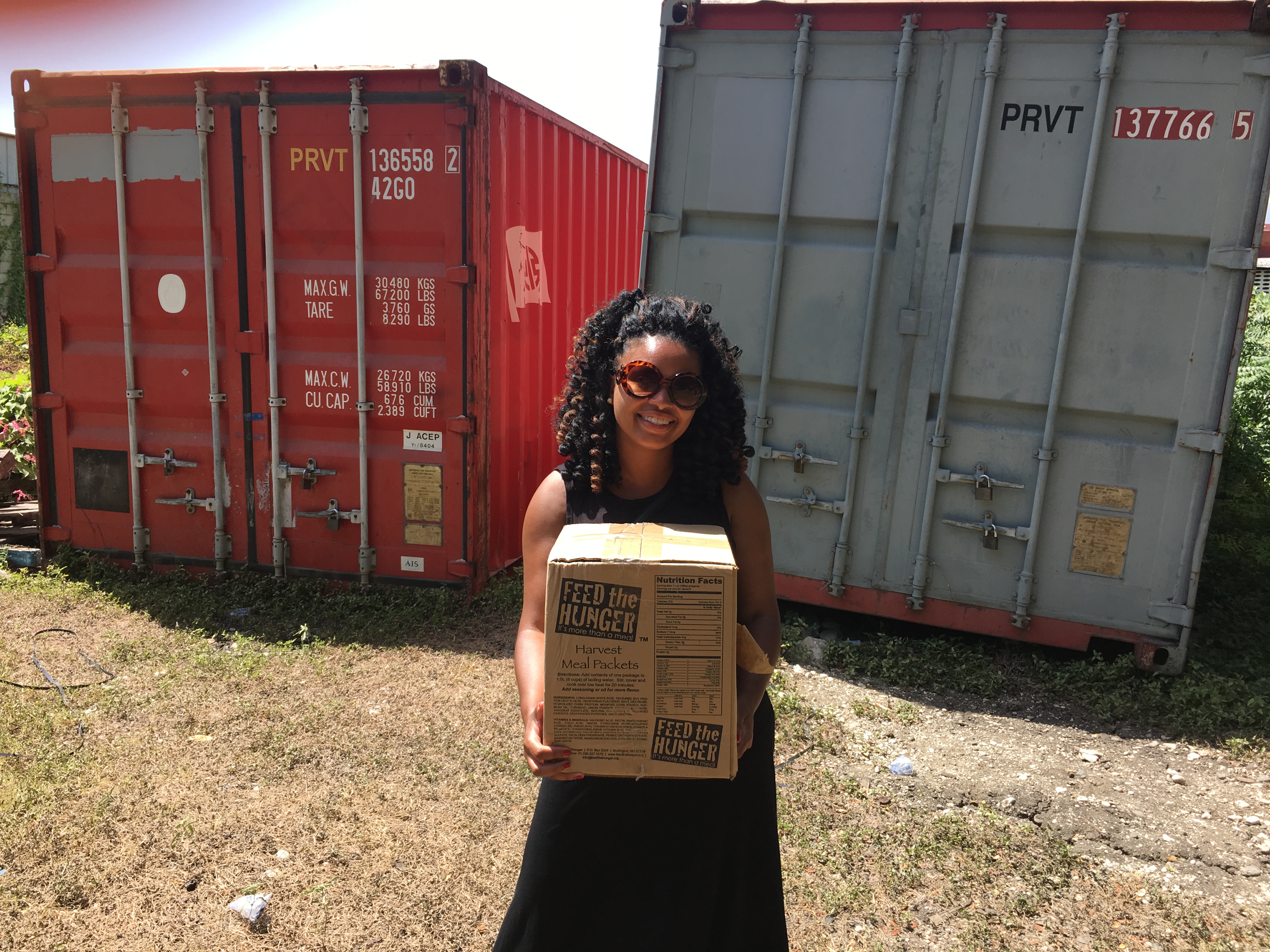 Our packed meals IN Haiti!