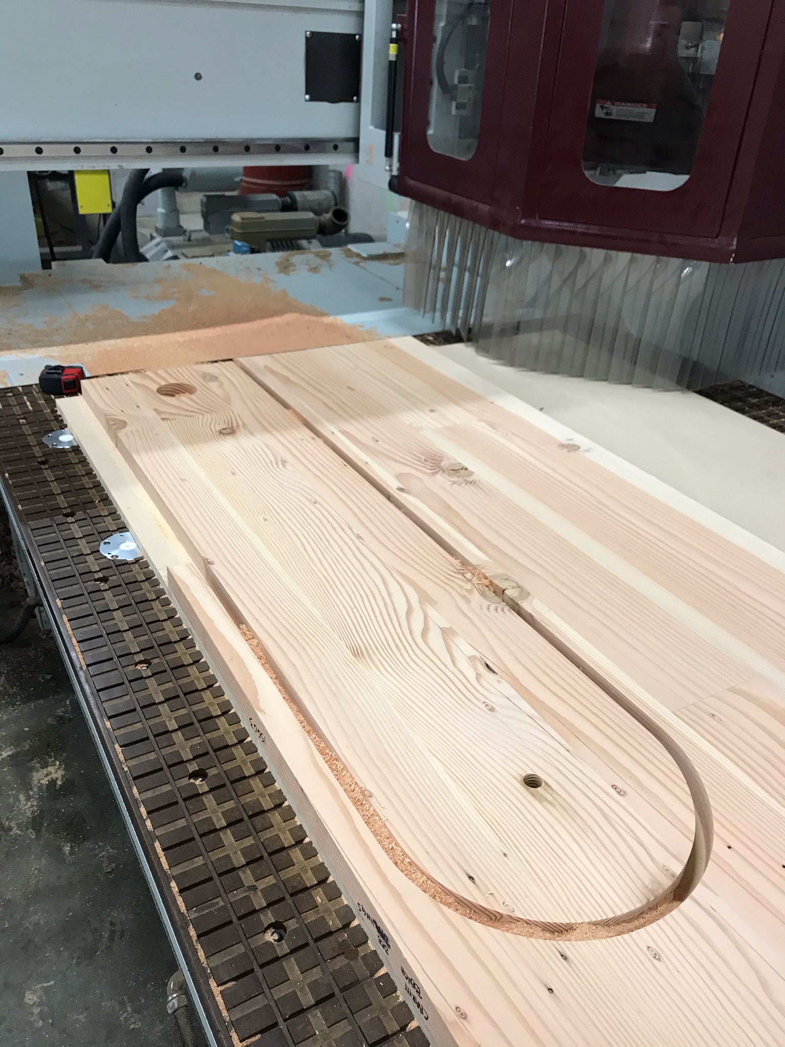 Bench top hot off the CNC!