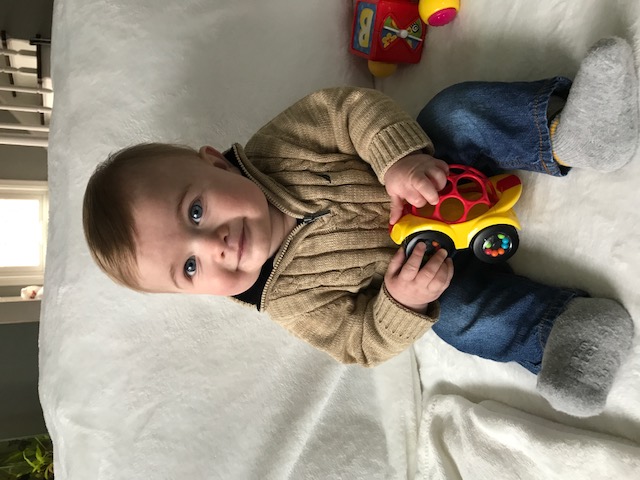 Luca at 10 months...doing awesome!