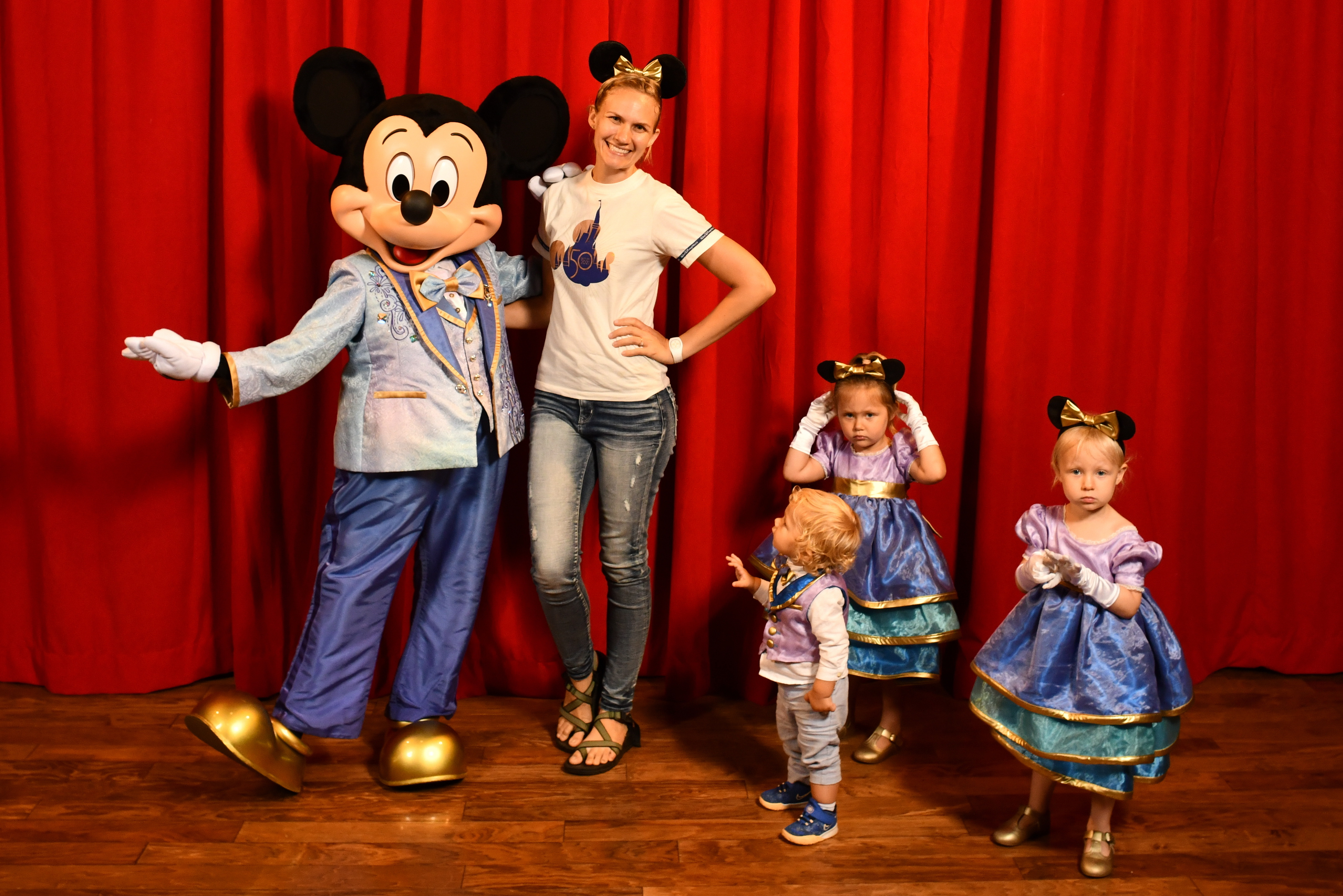 "Now Take One of Just Mom and Mickey . . ."