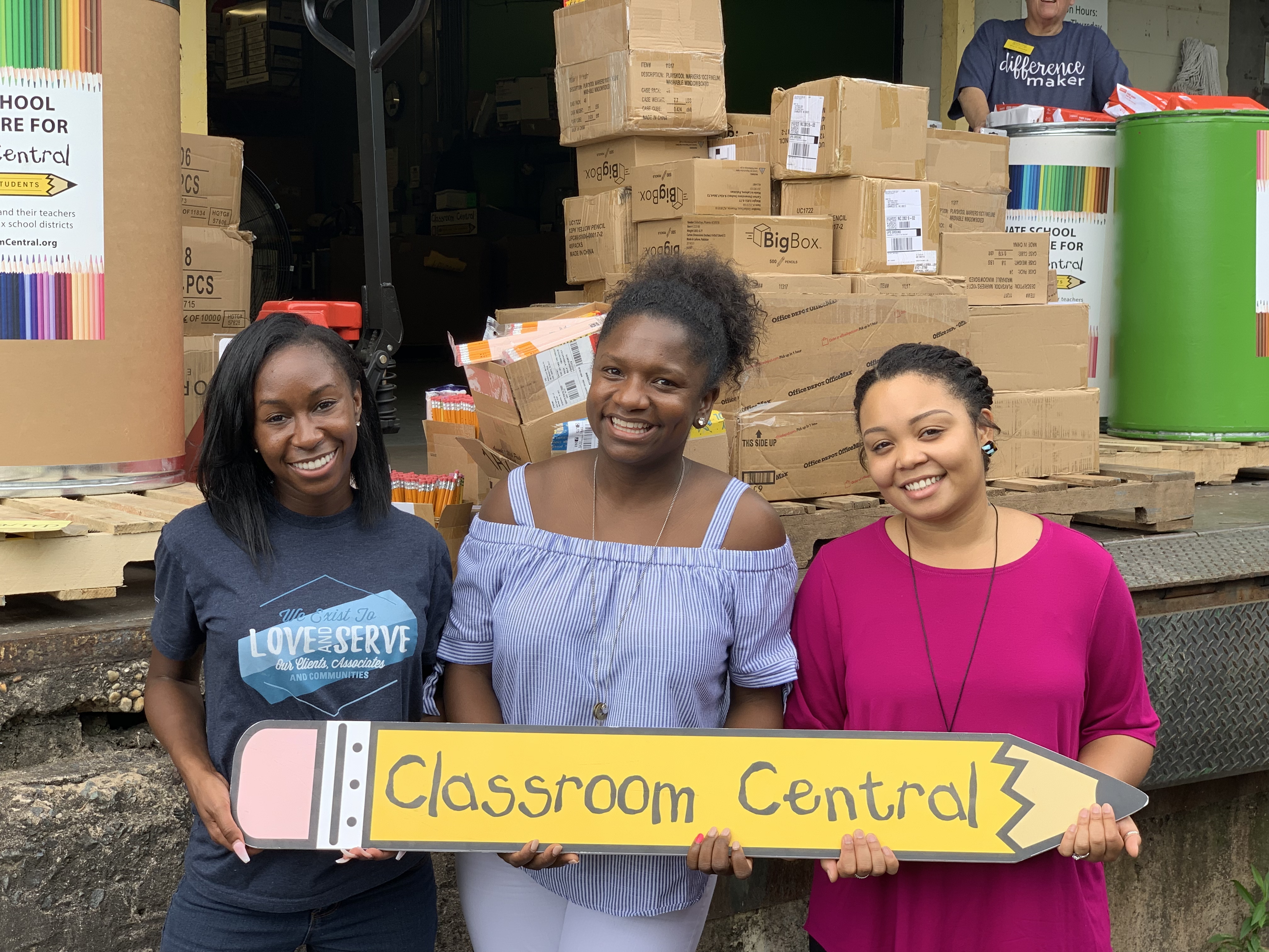 CBI Associates dropping off School Supplies