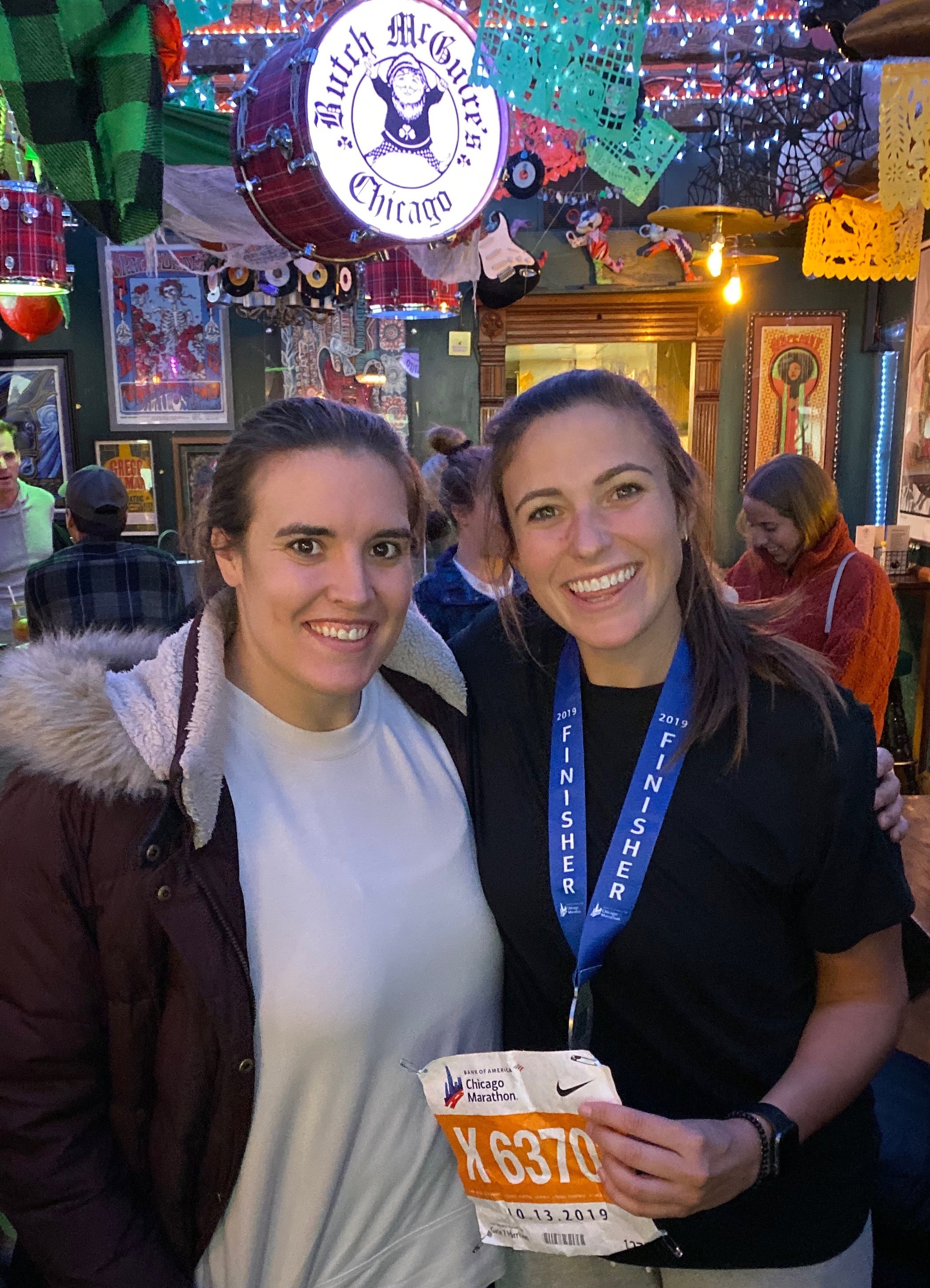 2019 Marathon for Special Olympics Chicago, with my sister Kate