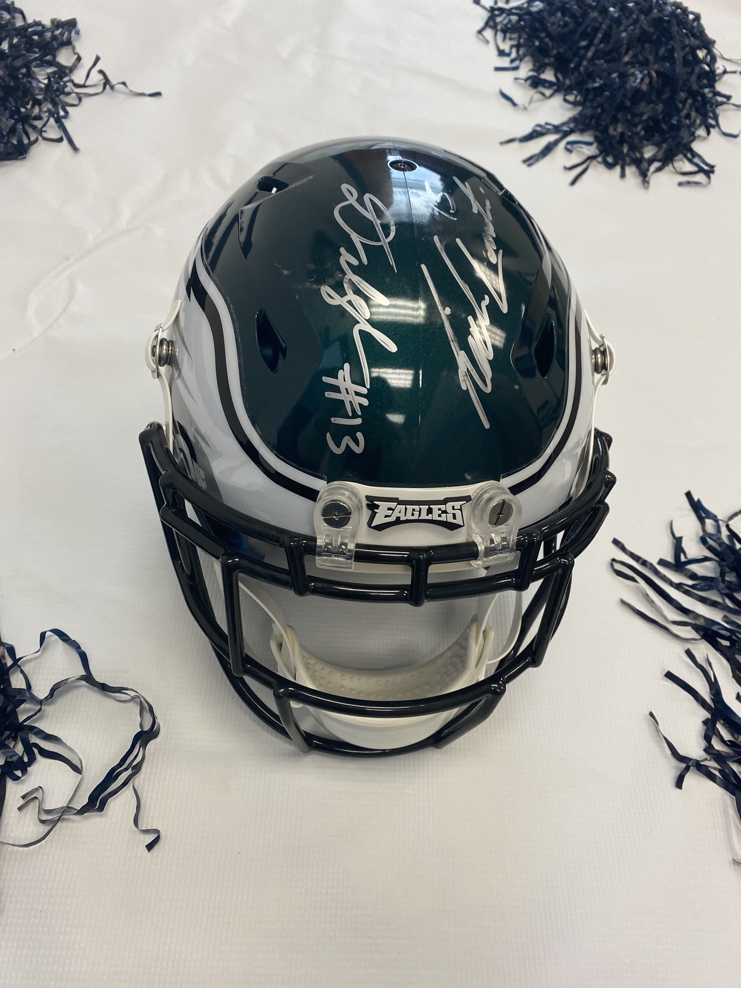 Authentic Autographed Philadelphia Eagles Helmet