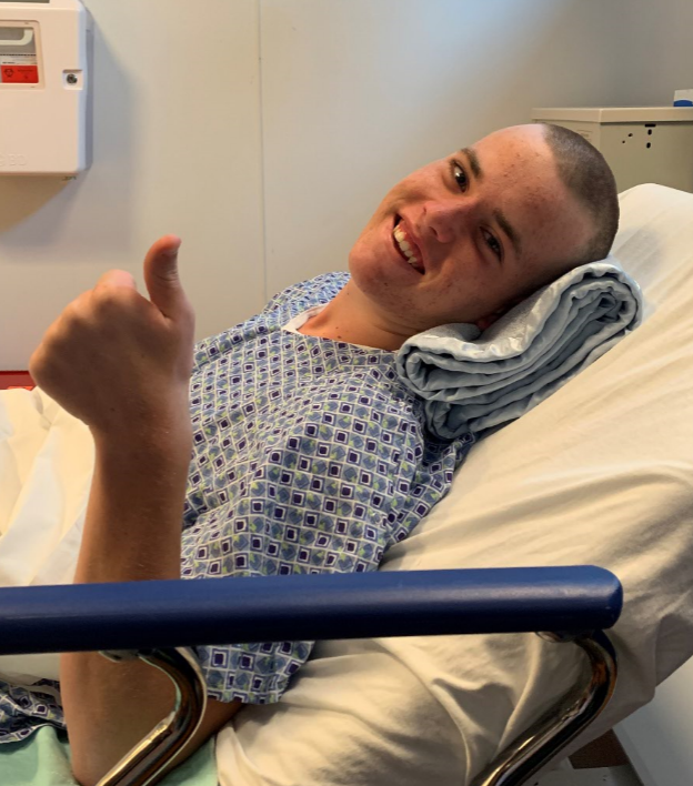 always with a smile and a thumbs up