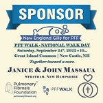 Donor on behalf of walkers Janice & John Massaua