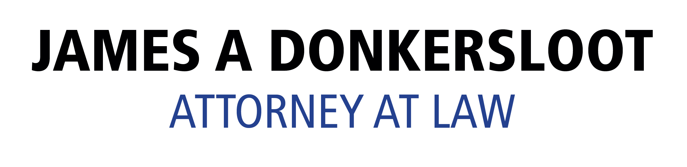 James A Donkersloot