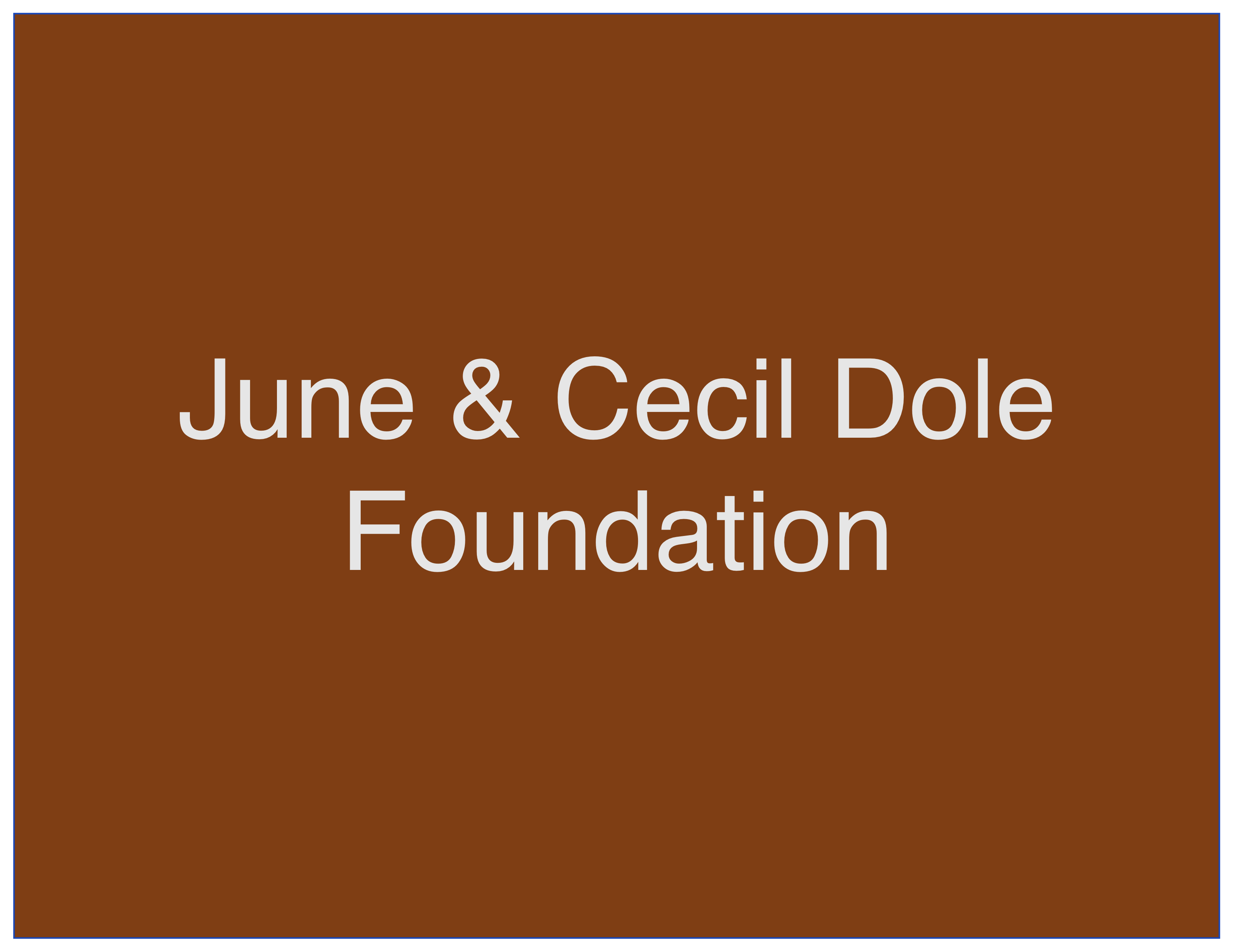 Jean & Cecil Dole Foundation