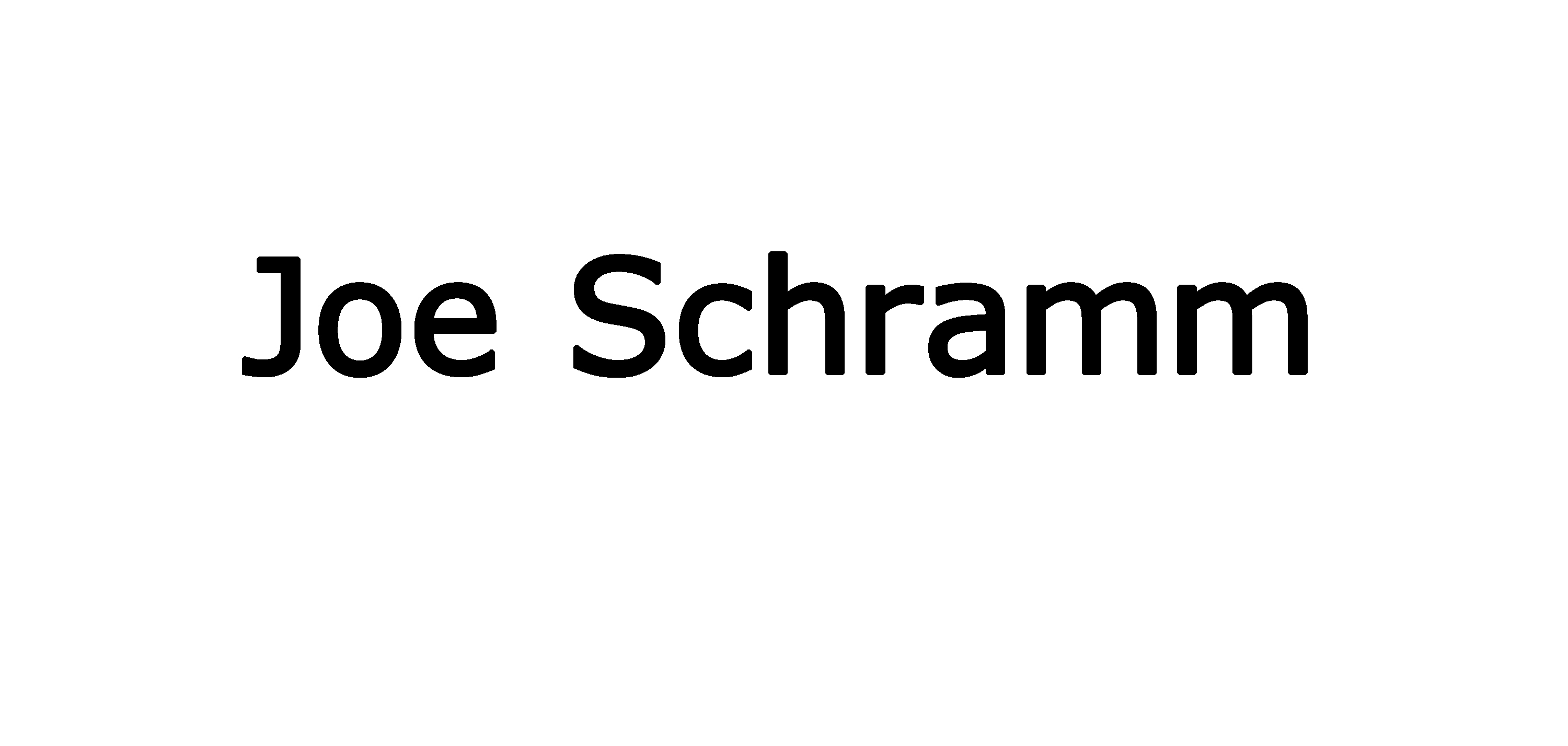 Joe Schramm