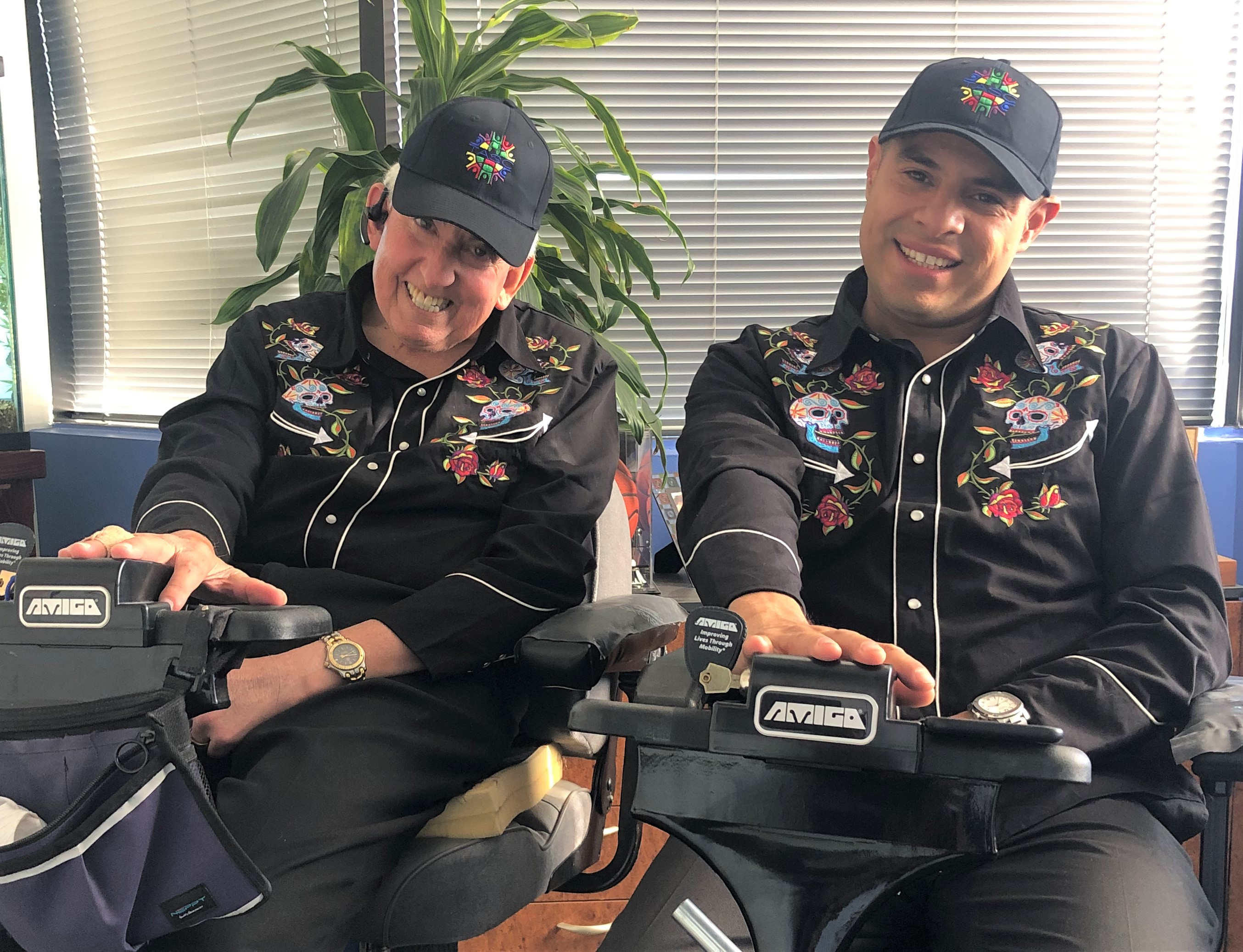 Ken with Employment Specialist Johnny on TASC Twins Day