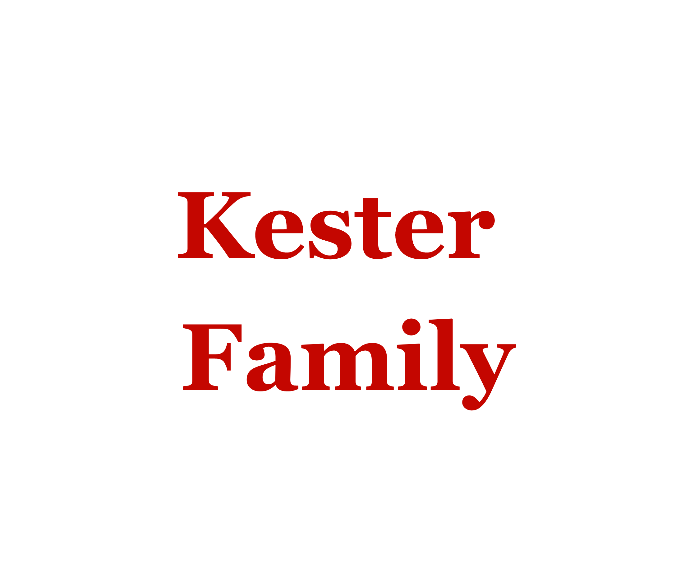 Kester Family