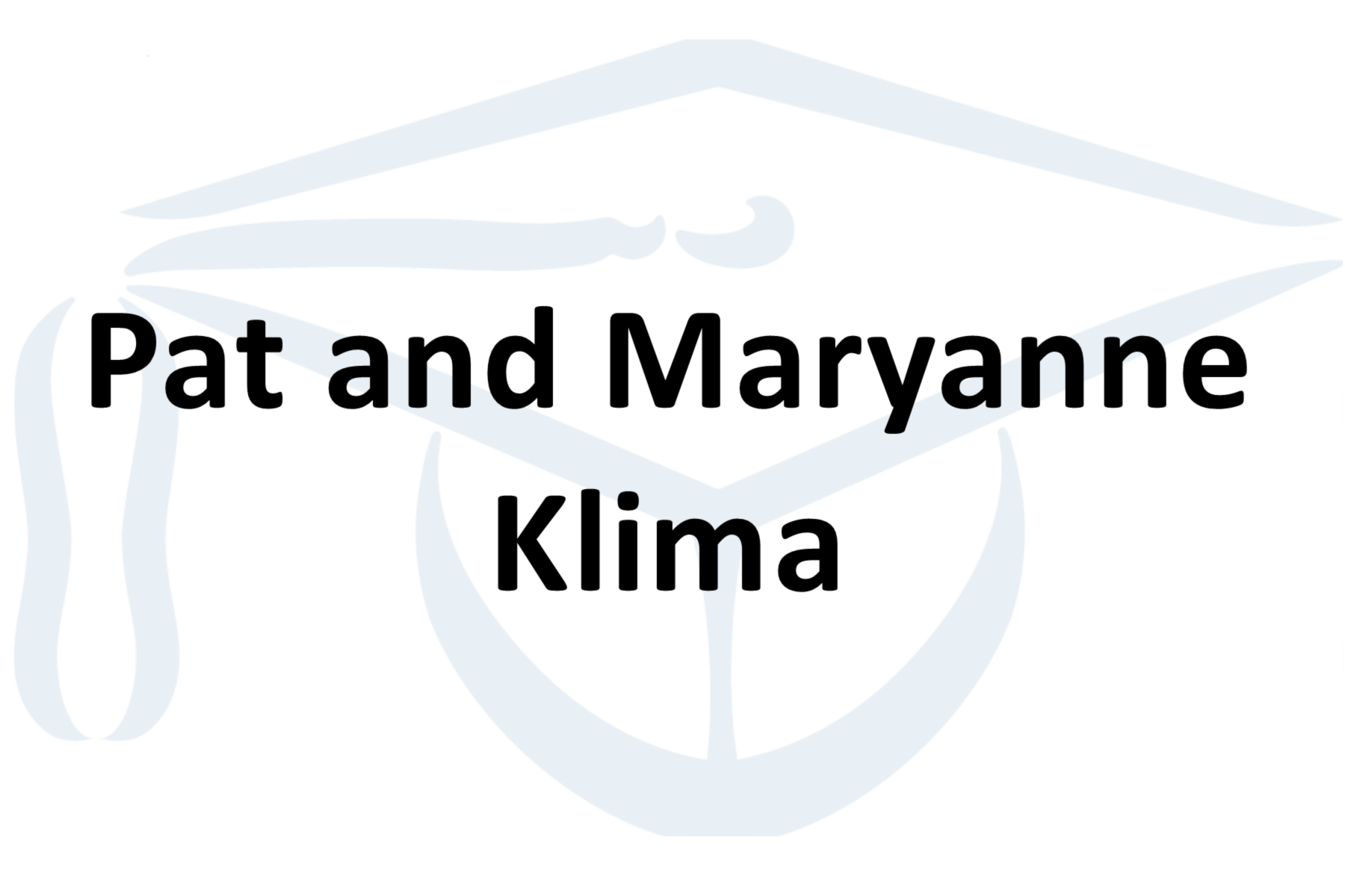Pat and Maryanne Klima