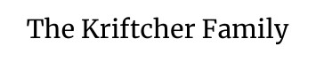 Kriftcher Family