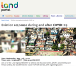 CatComm ED presents on eviction responses during pandemic in Brazil