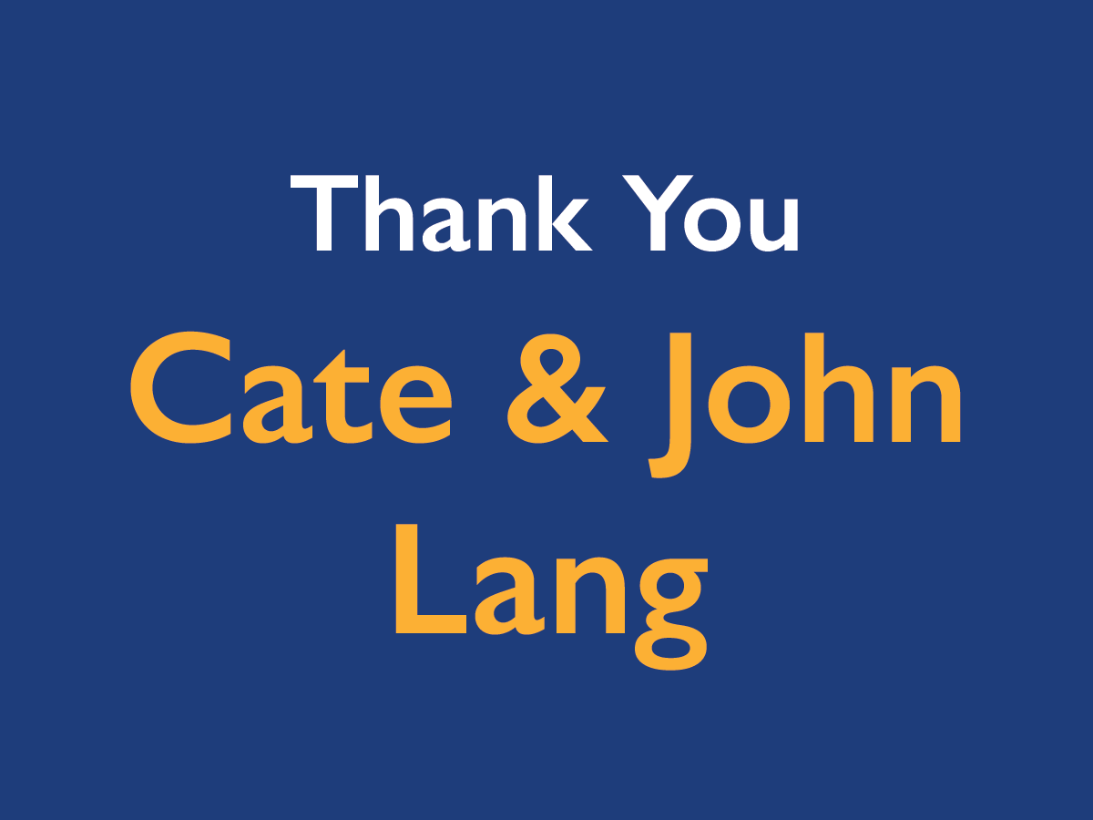 Cate & John Lang