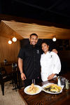 Team Chef Lenora Chong with son and business partner Larry Morrow