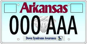 Down Syndrome Awareness License Plate