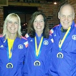 Laurie, Jenn, and Mark in Boston