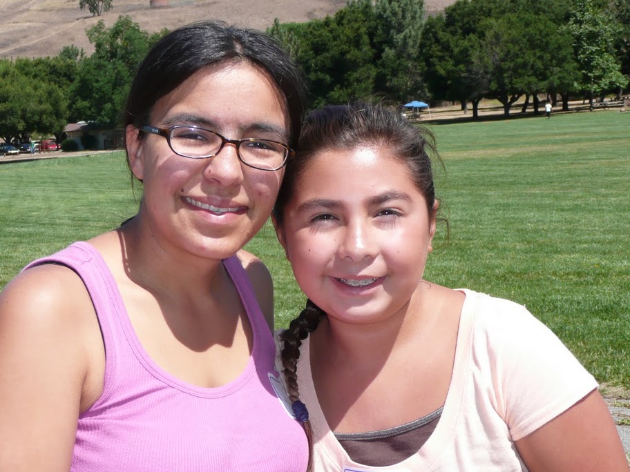 Big Sister Evelia and Little Sister Priscilla