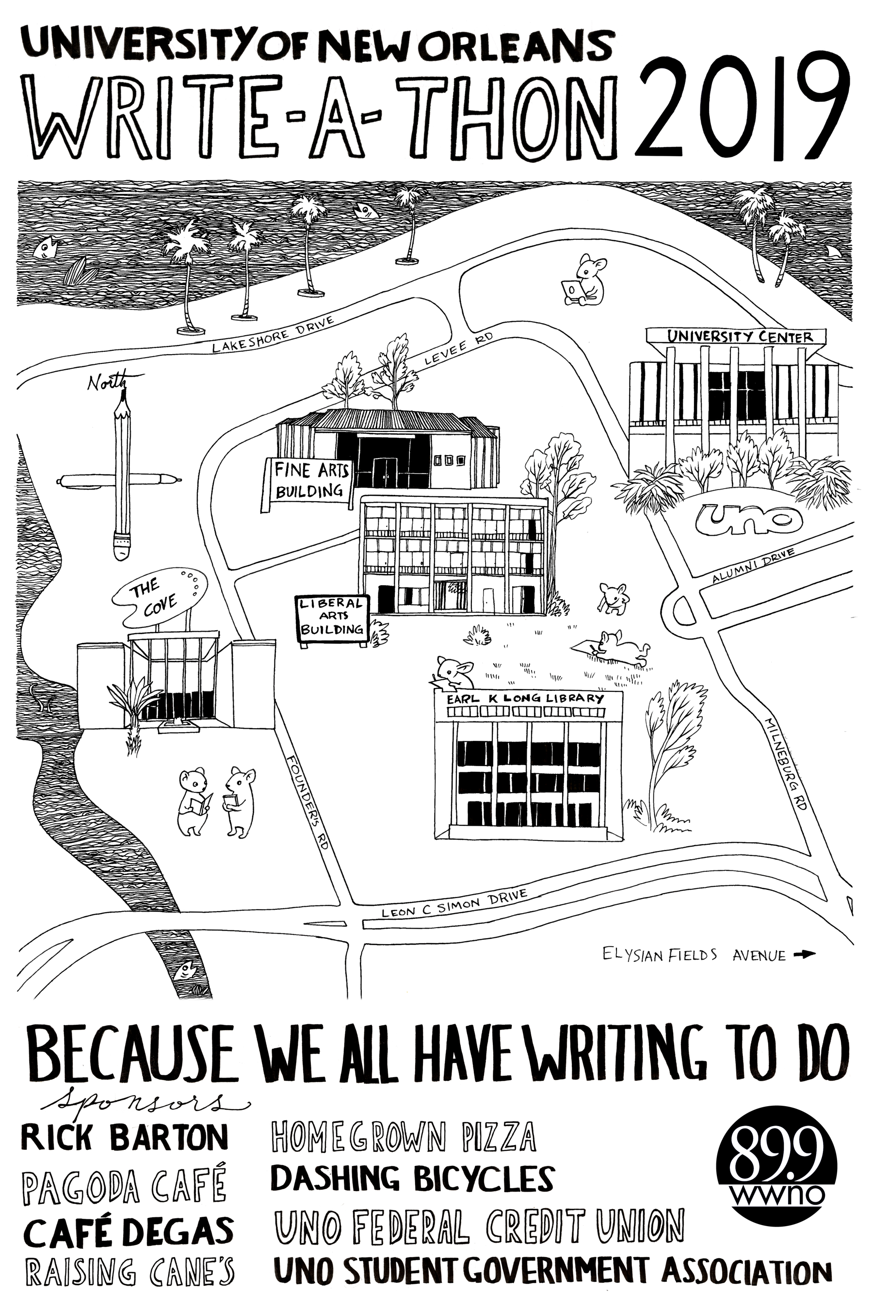 University of New Orleans Write-A-Thon 2019