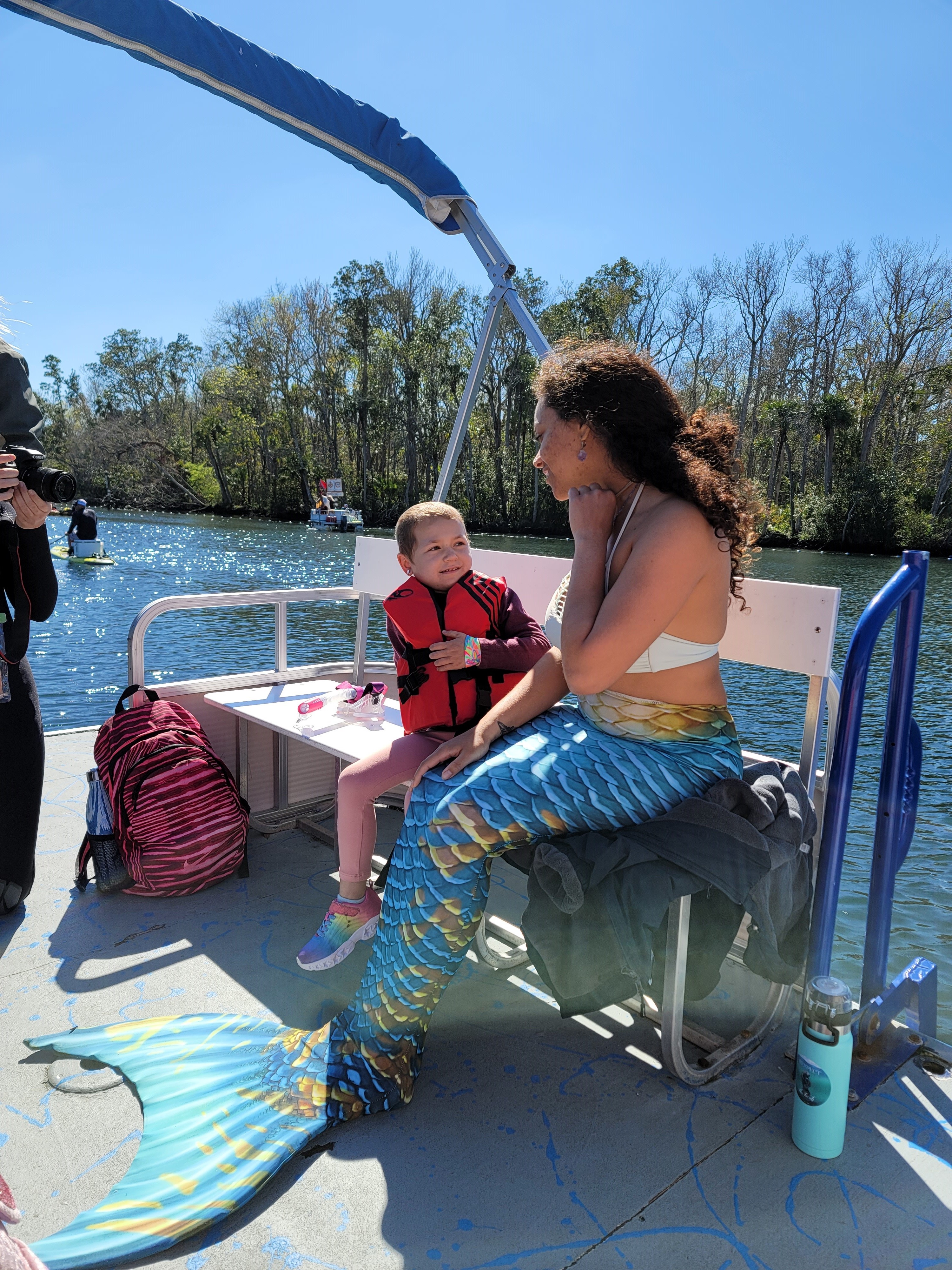 Katie living out her dream as a mermaid