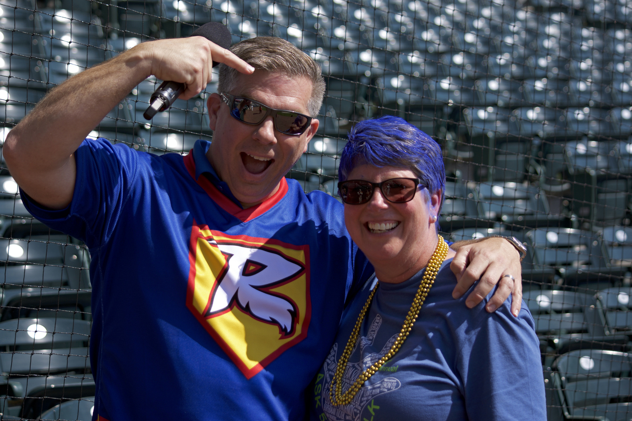 Morgan Dean & Katie's Blue Hair!