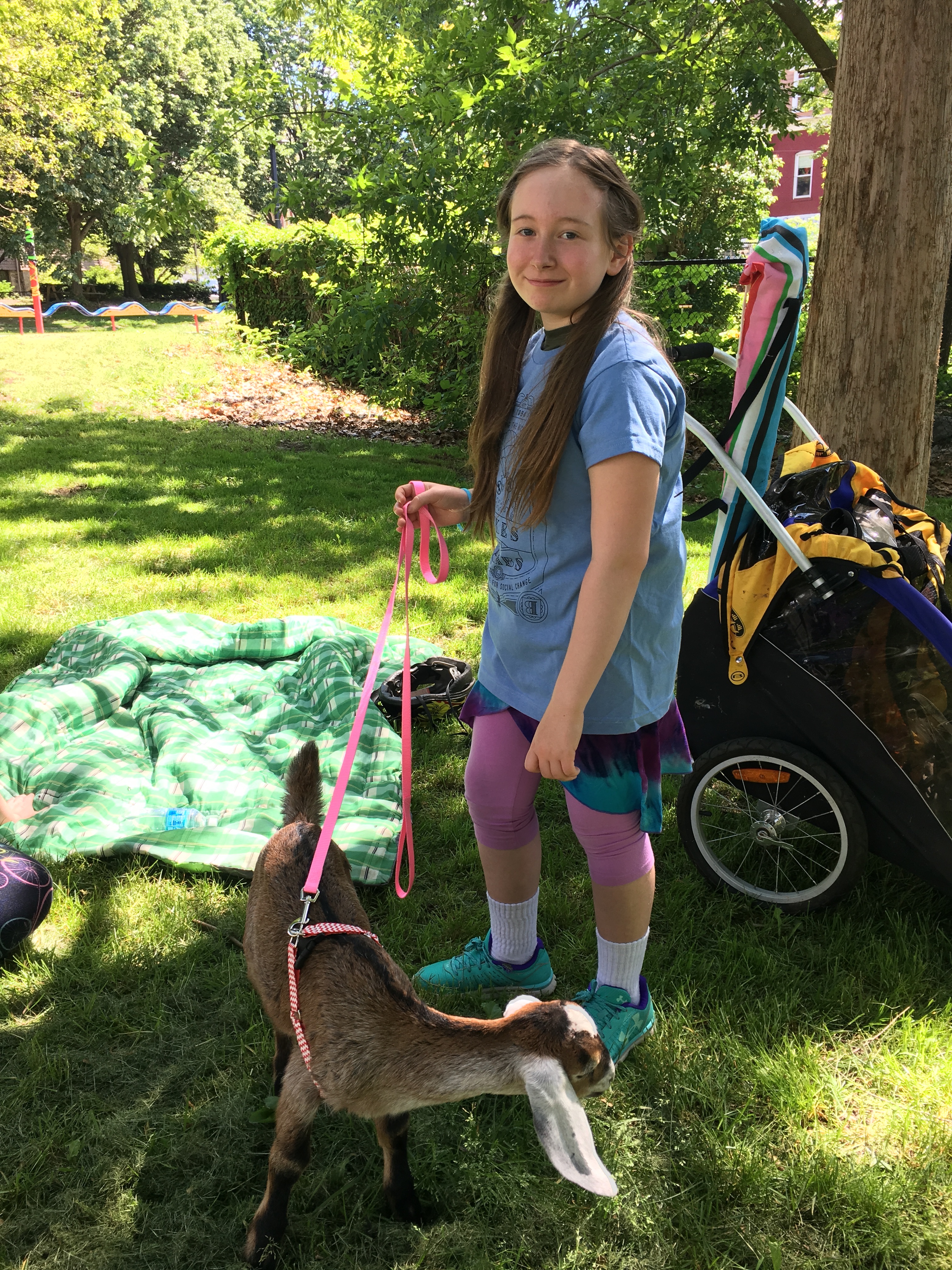 Making friends at Bike-A-Thon 2017!