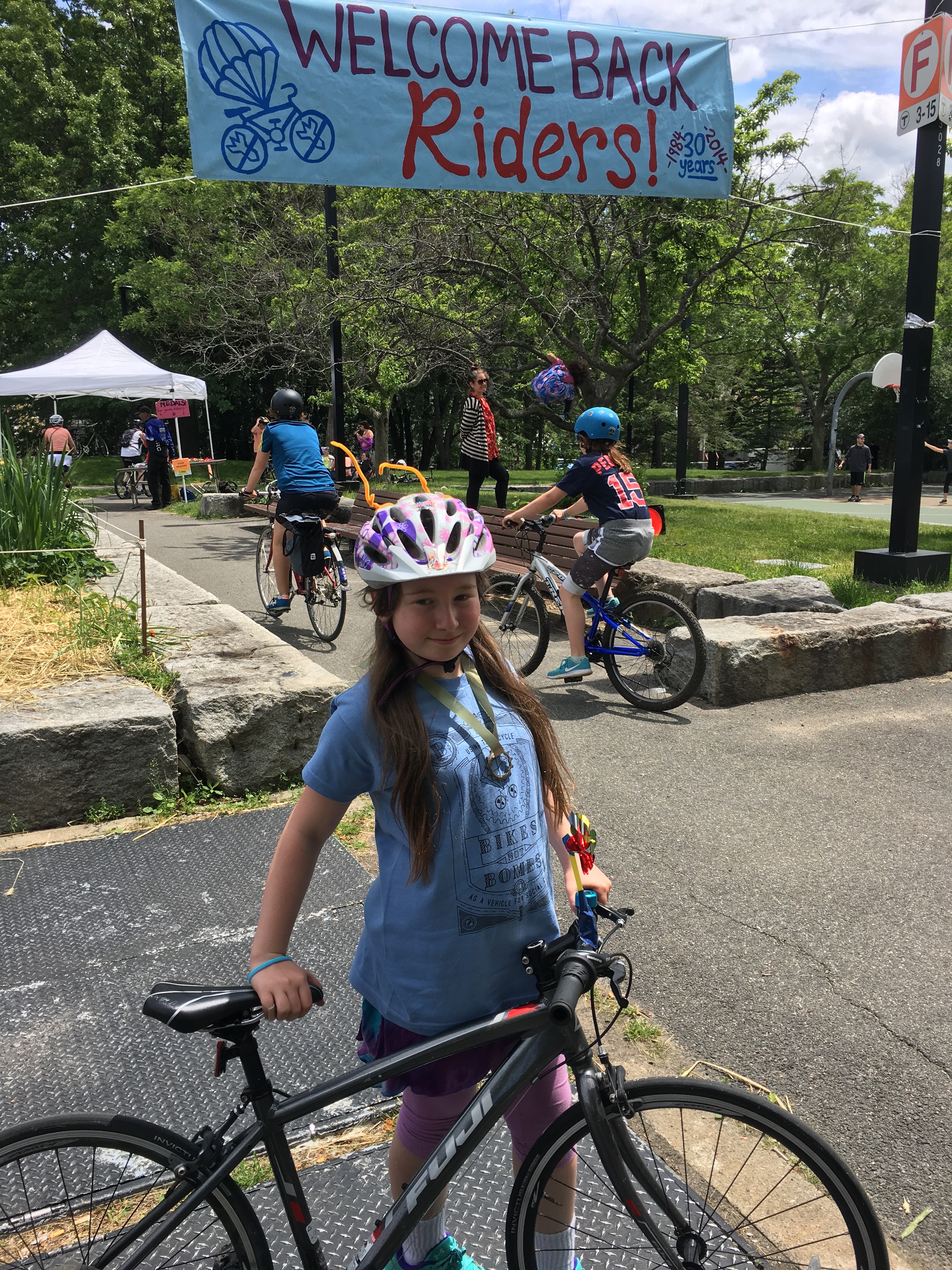 Bike-A-Thon 2017 Post-ride glow!