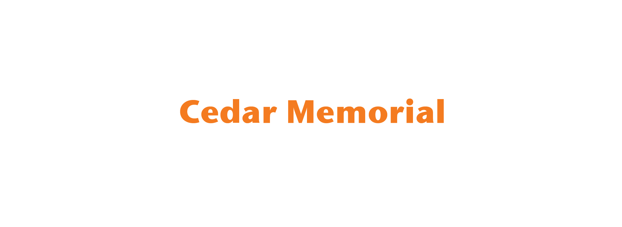 Cedar Memorial