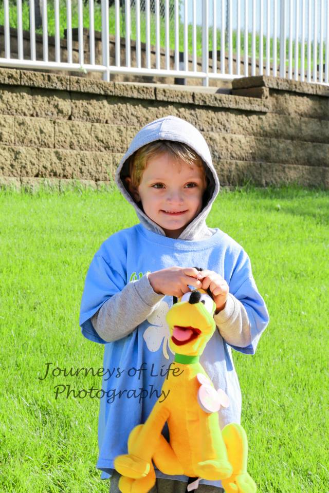 Connor at NICU Walk 2015