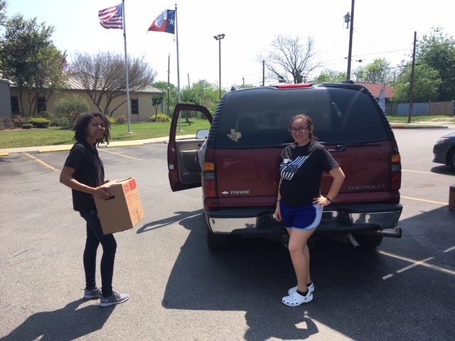 Delivering Food to Families In Need