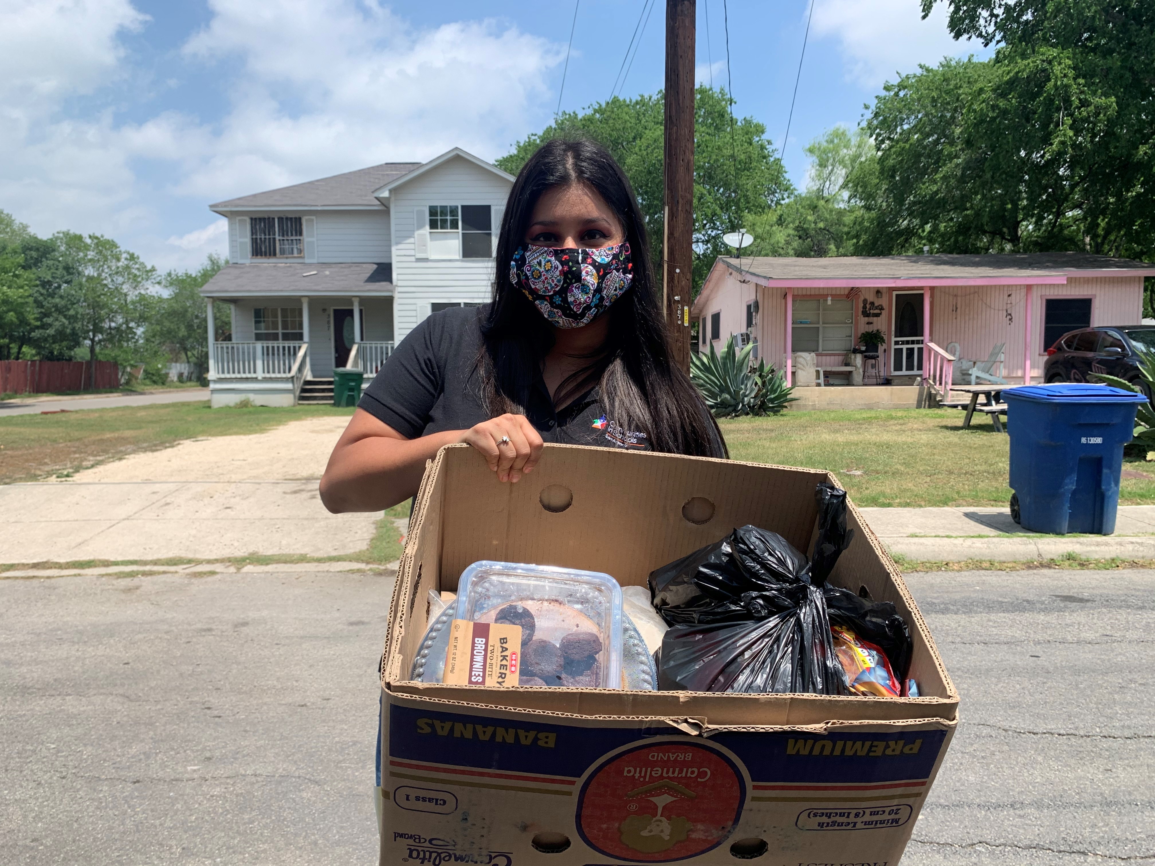 Delivering Food to Families In Need