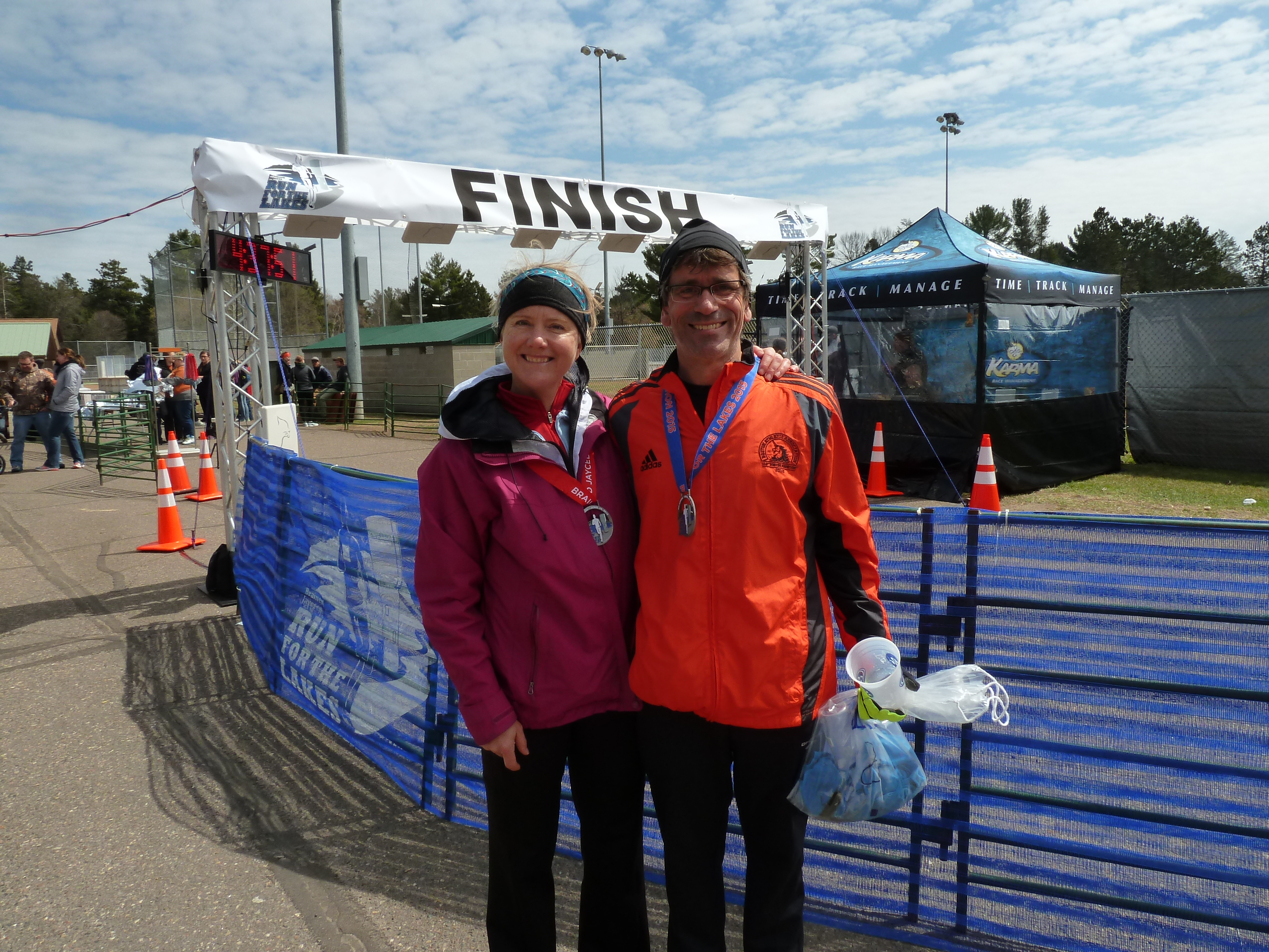 Another finish, but looking forward to fundraising for Children's by running TC marathon's beautiful course.