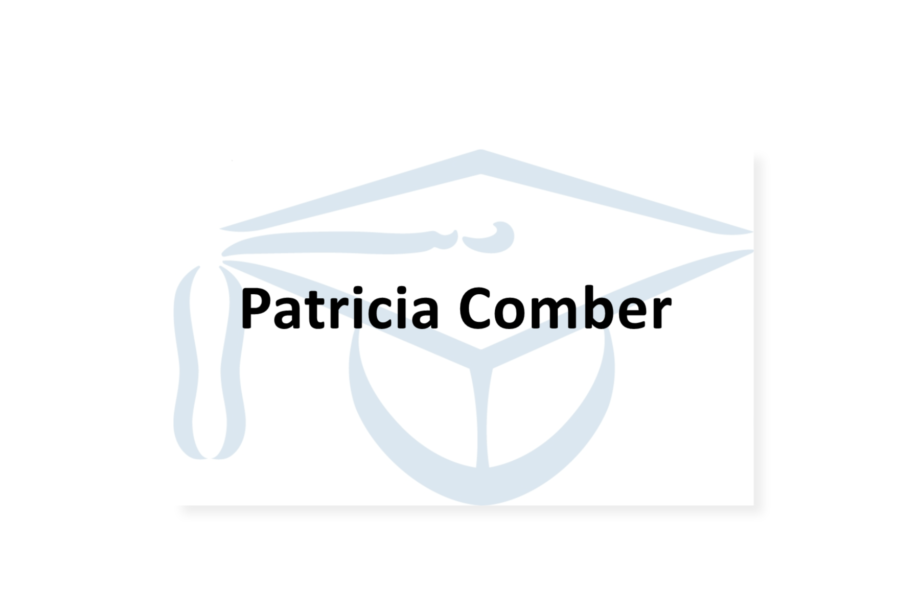Patricia Comber