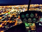 Helicopter at night