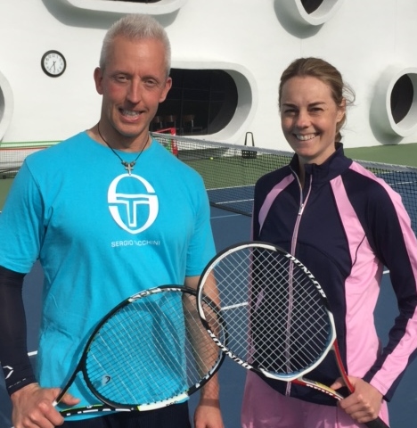 Please meet my 2015 PTATC doubles partner, Kelli Howard.